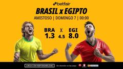 Brasil - Egipto: horario, dónde ver, estadísticas y pronósticos